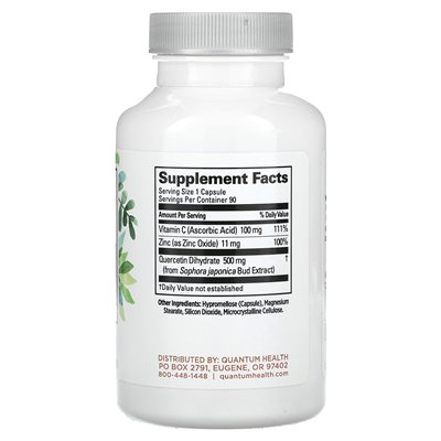 Cyptum Health, Quercetin+, 90 Kapseln