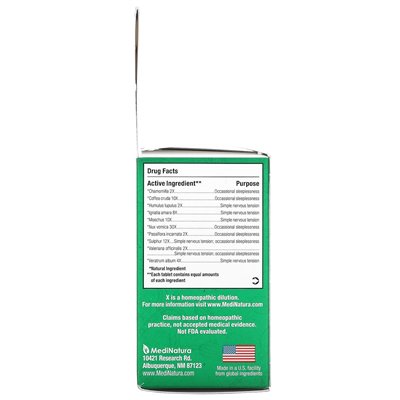 Medinatura, BHI, calming, 100 tablets Medinatura, BHI, calming, 100 tablets