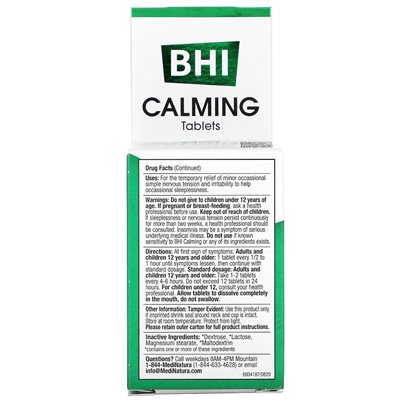 Medinatura, BHI, beruhigend, 100 Tabletten