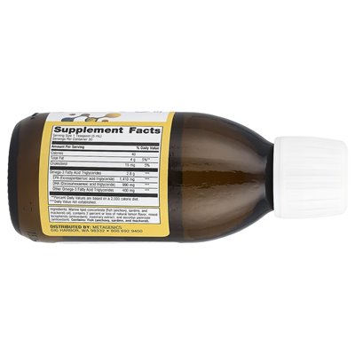 Metagenics, OmeGagenics®, EPA-DHA fish oil liquid, natural lemon, 5 fl oz (150 ml)