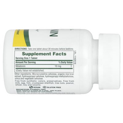 Naturesplus, melatonina, 10 mg, 90 tabletek Naturesplus, melatonina, 10 mg, 90 tabletek
