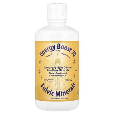 Morningstar Minerals, Energy Boost 70, Fulvic Minerals, 32 uncje (946 ml) Morningstar Minerals, Energy Boost 70, Fulvic Minerals, 32 uncje (946 ml)