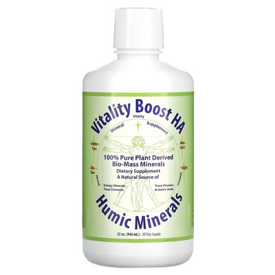 Morningstar Minerals, Vitality Boost HA, Humic Minerals, 32 Fl Oz (946 ml)