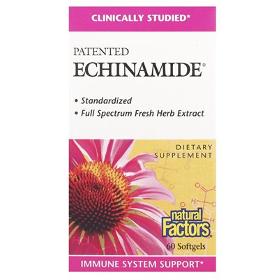 Naturalne czynniki, opatentowany echinamide®, 60 miękkich