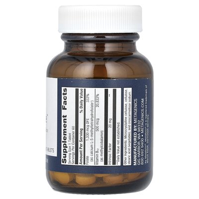 Metagenics, Intrinsi B12-Folate, 60 tabletek