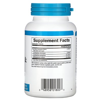 Natural Factors, Acidophilus & Bifidus, 5 miliardów, 90 kapsułek