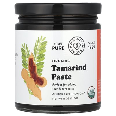 Pure Indian Foods, Bio-Tamarindenpaste, 11 oz (310 g) Pure Indian Foods, Bio-Tamarindenpaste, 11 oz (310 g)