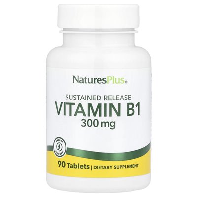 Naturesplus, witamina B1, 300 mg, 90 tabletek