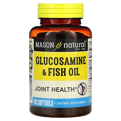 Mason Natural, Glucosamine and Fish Oil, 90 Soft
