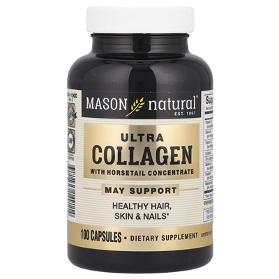 Mason Natural, Ultra Collagen z koncentratem Horsetail, 100 kapsułek Mason Natural, Ultra Collagen z koncentratem Horsetail, 100 kapsułek