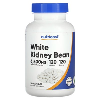 Nutricost, biała fasola nerkowa, 6500 mg, 120 kapsułek