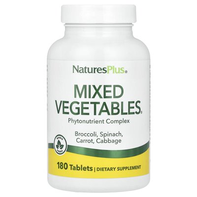 Naturesplus, Mixed Vegetables®, Phytonutrient Complex, 180 Tablets
