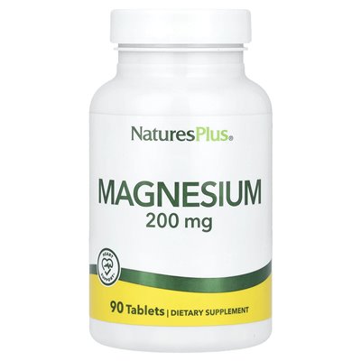 Naturesplus, magnesium, 200 mg, 90 tablets
