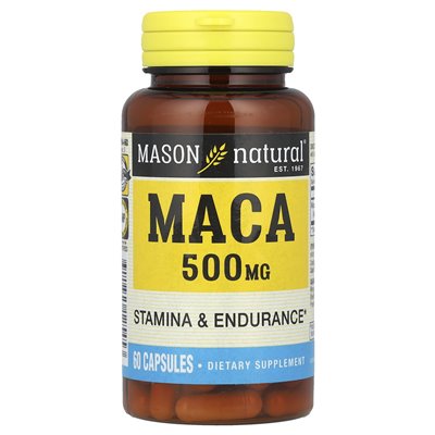 Mason Natural, Maca, 500 mg, 60 kapsułek