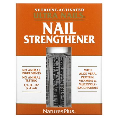 Naturesplus, ultra nails, nail strengthener, 0.25 fl Oz (7.4 ml)