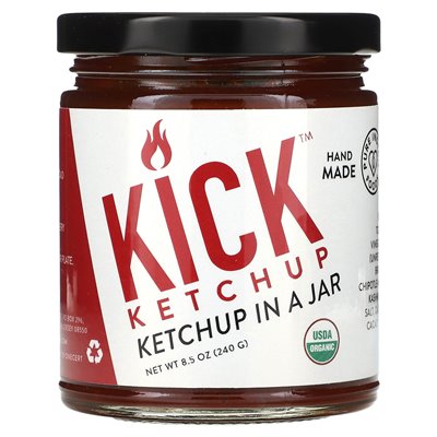 Pure Indian Foods, Kick, Ketchup in a jar, 8.5 oz (240 g)