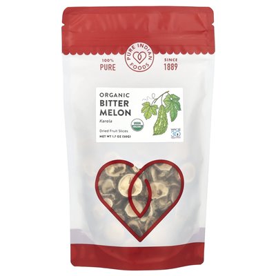 Pure Indian Foods, Organic Bitter Melon, 1,7 uncji (50 g)