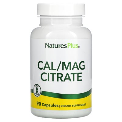 Naturesplus, Cal/Mag cytrynian, 90 kapsułek Naturesplus, Cal/Mag cytrynian, 90 kapsułek