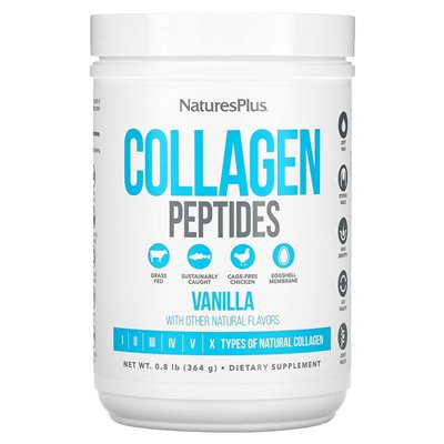 Naturesplus, Collagen Peptides, Vanilla, 0.8 lb (364 g)