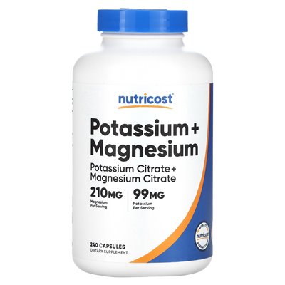 Nutkruricost, potas + magnez, 240 kapsułek