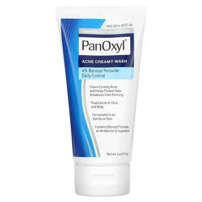 Panoxyl Acne Cream Benzoyl Peroxide 4% Daily Control 6oz (170g)