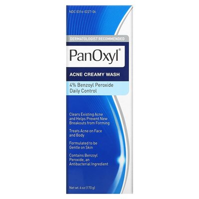 Panoxyl Akne-Creme Benzoylperoxid 4 % Tägliche Kontrolle 6 oz (170 g)