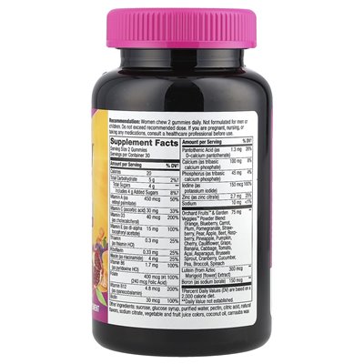 Nature's Way, Alive! ® Women's 50+ Multivitamin Gummy, Mixed Berries, 60 Gummies
