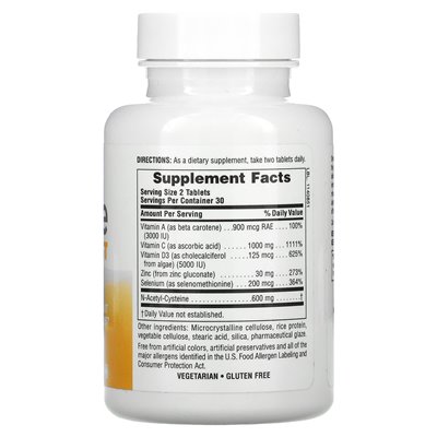 NaturesPlus, Wzmocnienie Odporności, 60 Tabletek NaturesPlus, Wzmocnienie Odporności, 60 Tabletek