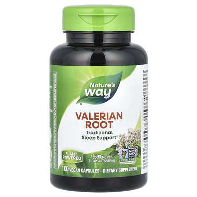 Nature's Way, Walerian Root, 1590 mg, 100 kapsułek wegańskich (530 mg na kapsułkę) Nature's Way, Walerian Root, 1590 mg, 100 kapsułek wegańskich (530 mg na kapsułkę)