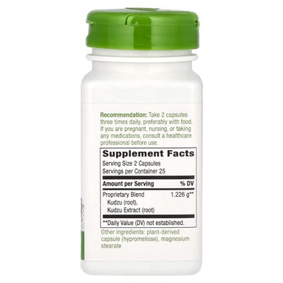 Nature's Way, Kudzu Root, 1 226 mg, 50 wegańskich kapsułek (613 mg na kapsułkę)