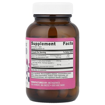Metagenics, Oster, 60 tablets