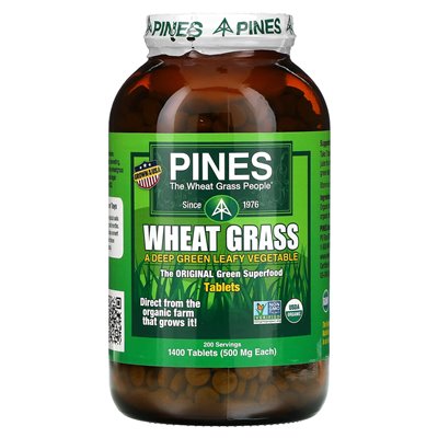 Pines International, Weizengras, 500 mg, 1400 Tabletten
