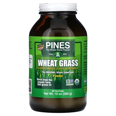 Pines International, pszenny proszek, 10 uncji (280 g) Pines International, pszenny proszek, 10 uncji (280 g)