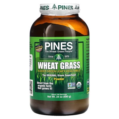 Pines International, trawa pszeniczna, proszek, 24 uncje (680 g)