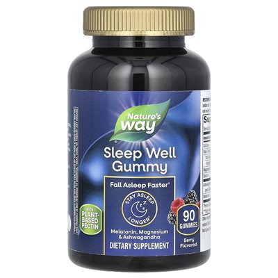 Nature's Way, Schlaf-Gut-Gummibärchen, Beere, 90 Gummibärchen