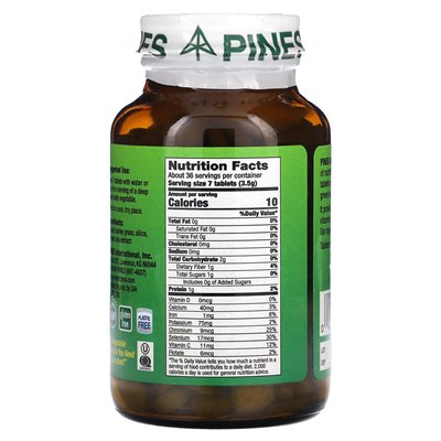 Pines International, jęczmień, 250 tabletek
