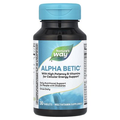 Nature's Way, Alpha Betic® Multiwitamin, 30 tabletek