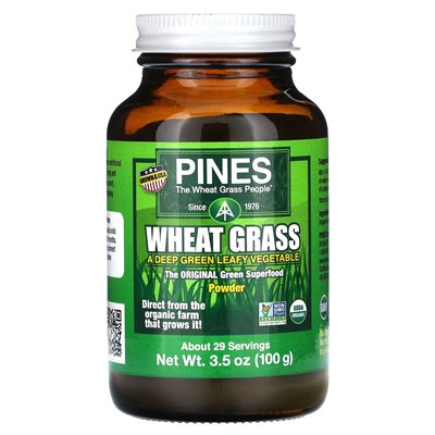 Pines International, Weizengras, Pulver, 3,5 oz (100 g)