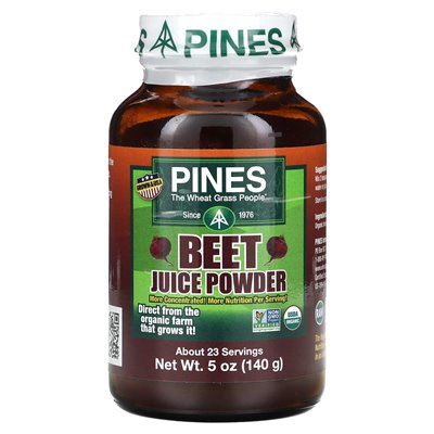Pines International, Beetroot Juice Powder, 5 oz (140 g)