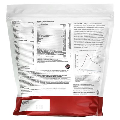 Metagenics, Ultralnflamx plus 360 °, żywność medyczna, tropikalne mango, 45,5 uncji (1290 g)