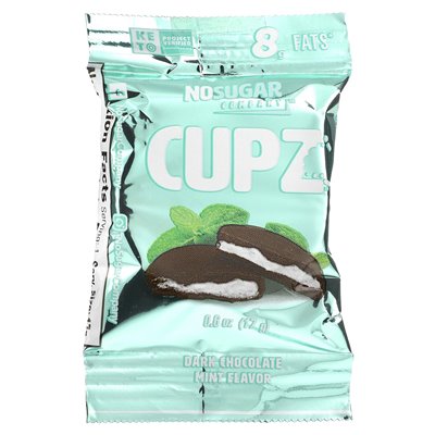 No Sugar Company, Cupcakes, dunkle Schokolade, 12 Cupcakes, je 0,6 oz (17 g)