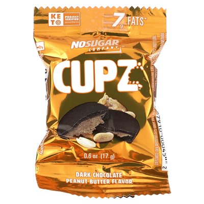 Sugar Free, Muffins, Peanut Butter, Dark Chocolate, 30 Ounces, 0.6 Ounces (17 G)