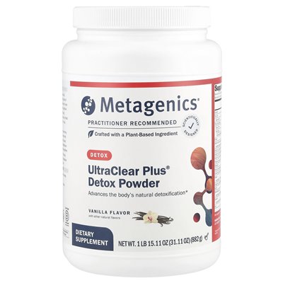 Metagenics, Ultraclear Plus® Detox Powder, wanilia, 31,11 uncji (882 g)