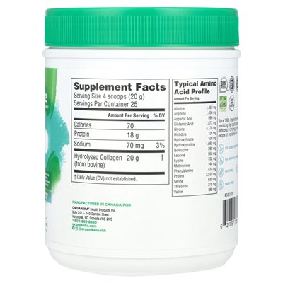 Organika, Enhanced Collagen, original, 17,64 oz (500 g)