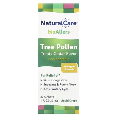 NaturalCare, BioAllers®, pyłek drzewa, 1 fl oz (30 ml)