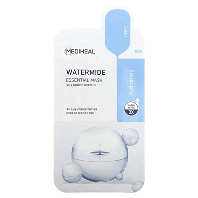 Mediheal, Watermide, Essential Beauty Mask, 1 arkusz, 0,81 fl oz (24 ml)