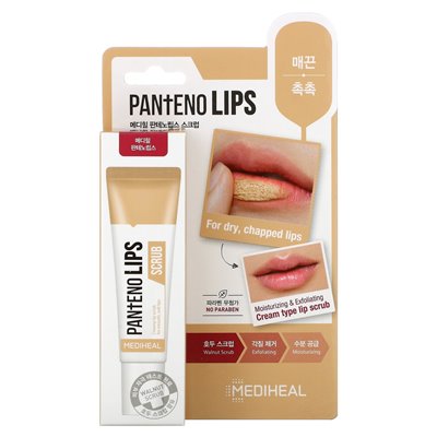 Mediheal, Pantenolips Scrub, Orzechy Laskowe, 0.33 uncji fl (10 ml)