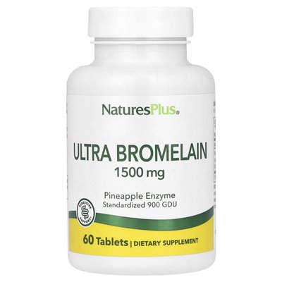 Naturesplus, Ultra Bromelain, 1500 mg, 60 tabletek