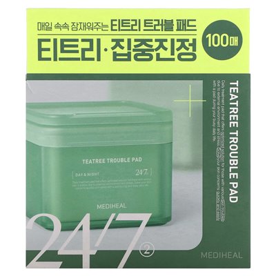 MediHeal, Troe Tree Pad, 100 Pads, 5.74 Fl Oz (170 ml)