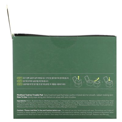 MediHeal, Troe Tree Pad, 100 Pads, 5.74 Fl Oz (170 ml)